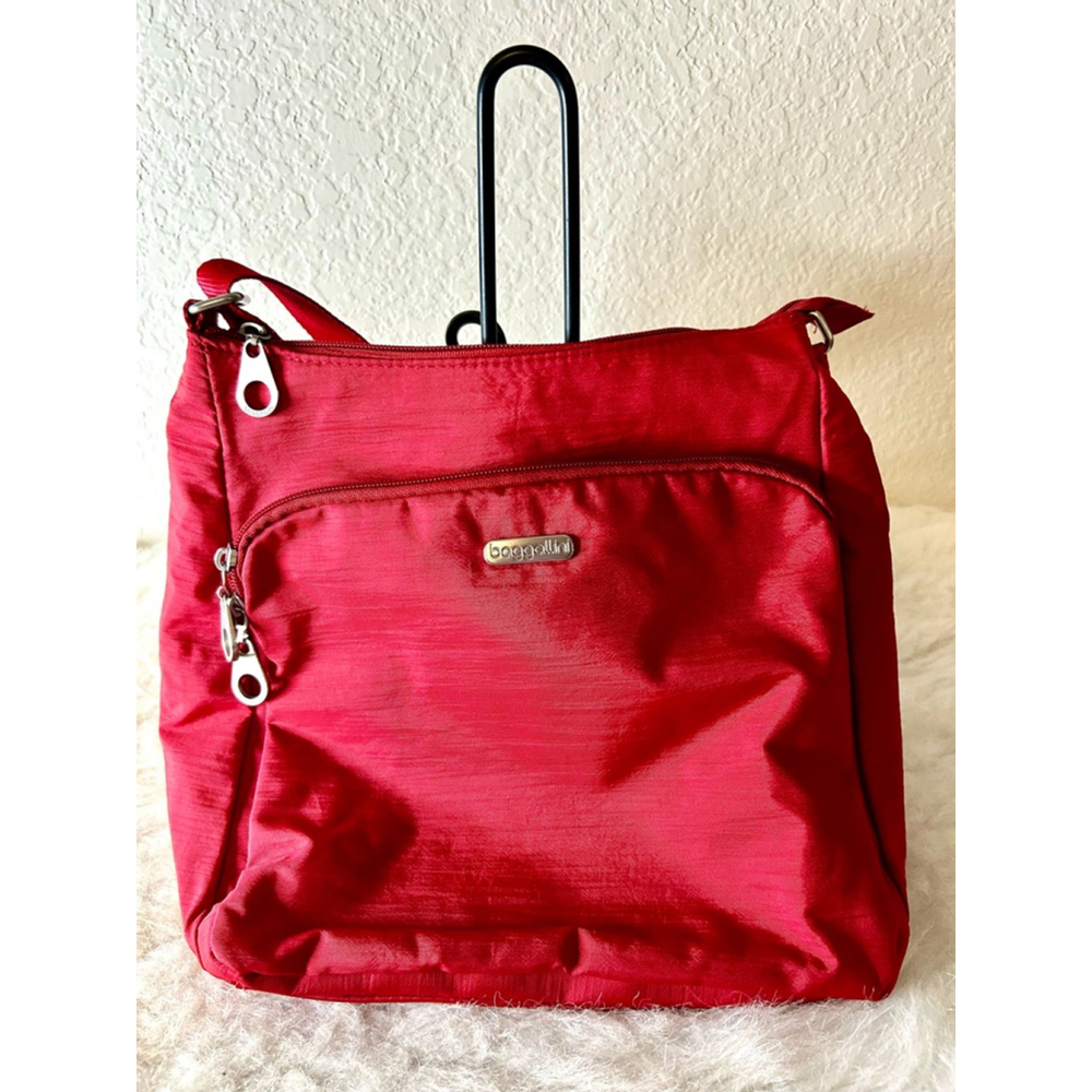 ini Modern Everywhere Apple Red Crossbody Bag Purse